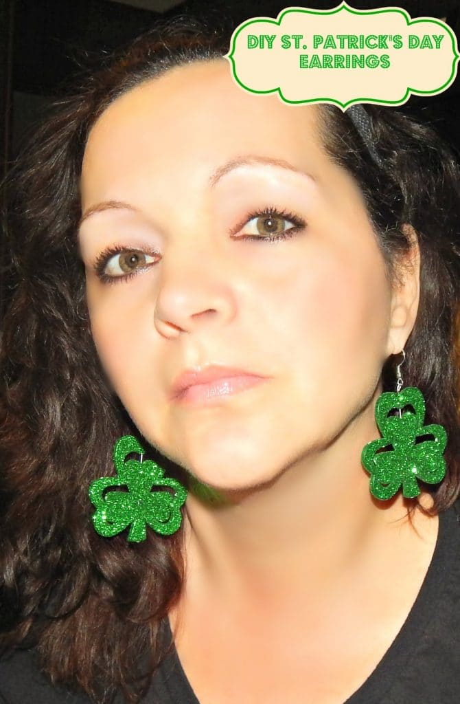 DIY St.Patrick's Day Earrings - This Ole Mom