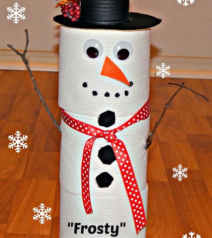 Toilet Paper Snowman Ideas - This Ole Mom