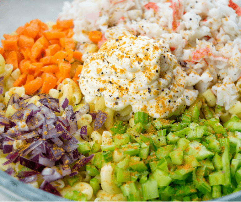 How To Make Delicious Macaroni Crab Salad This Ole Mom