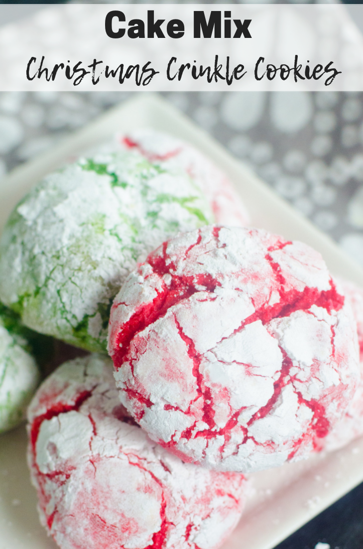 Cake Mix Christmas Crinkle Cookies This Ole Mom   Cake Mix Christmas Crinkle Cookies 1 