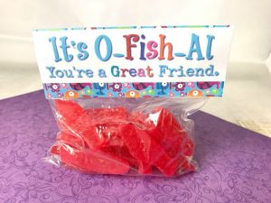 Swedish Fish Printable Valentine Toppers - This Ole Mom