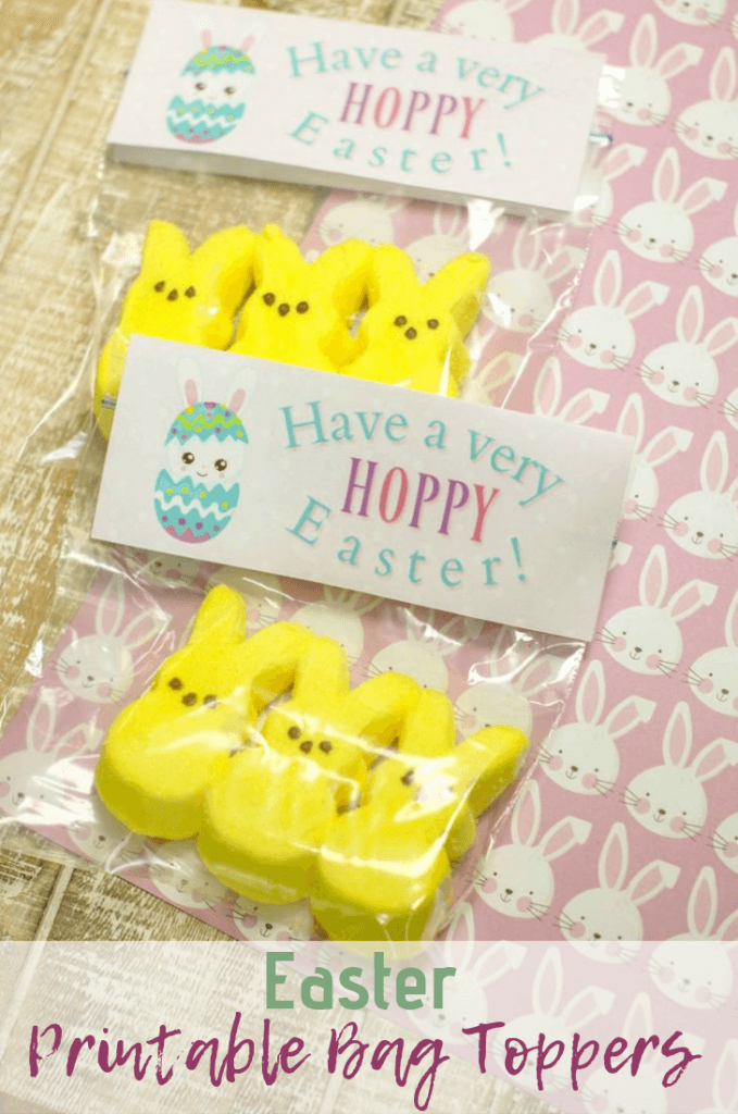 Easter Printable Bag Toppers