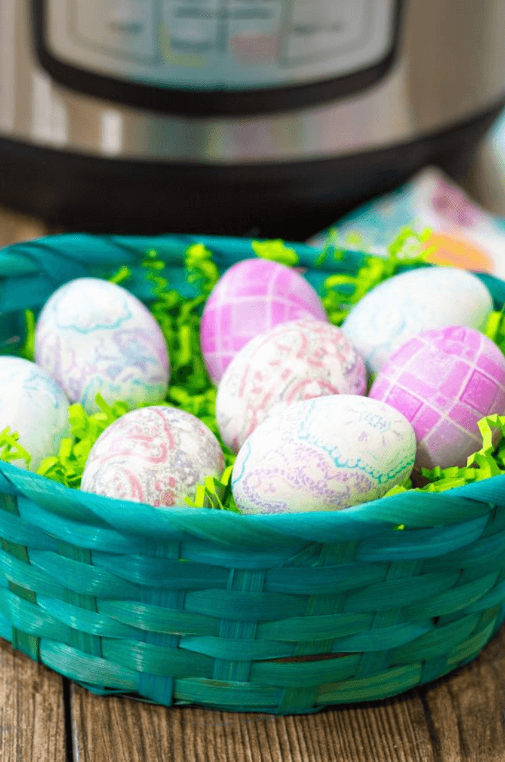 Instant Pot Tie Dyed Eggs This Ole Mom