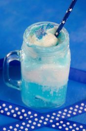 Fanta Shark Ice Cream Float - This Ole Mom