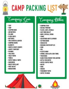 FREE Camping Printables - This Ole Mom