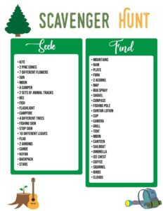 Free Camping Printables - This Ole Mom