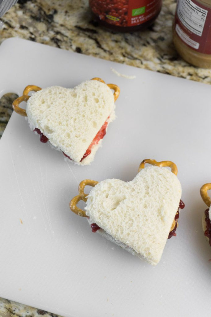sandwiches on cutting board 