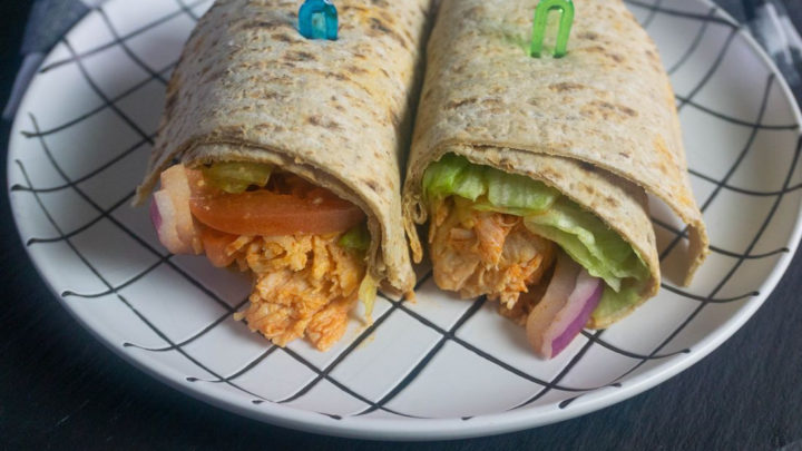 instant pot buffalo chicken wraps